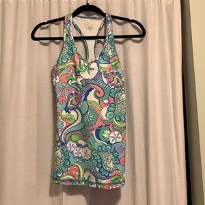 Lilly Pulitzer Luxletic work out top. Worn once - like new.